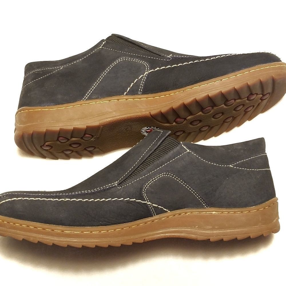 SANDRO Republic Blue Suede Loafers Slip-Ons 10D